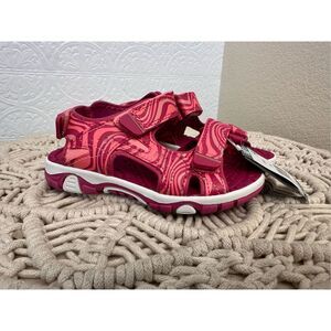 Eddie Bauer Pink Easy Close Sandals Youth Girls Size 12 New